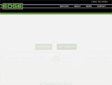 Tablet Screenshot of edgesigns.net